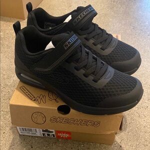 Skechers Black Boys Shoes